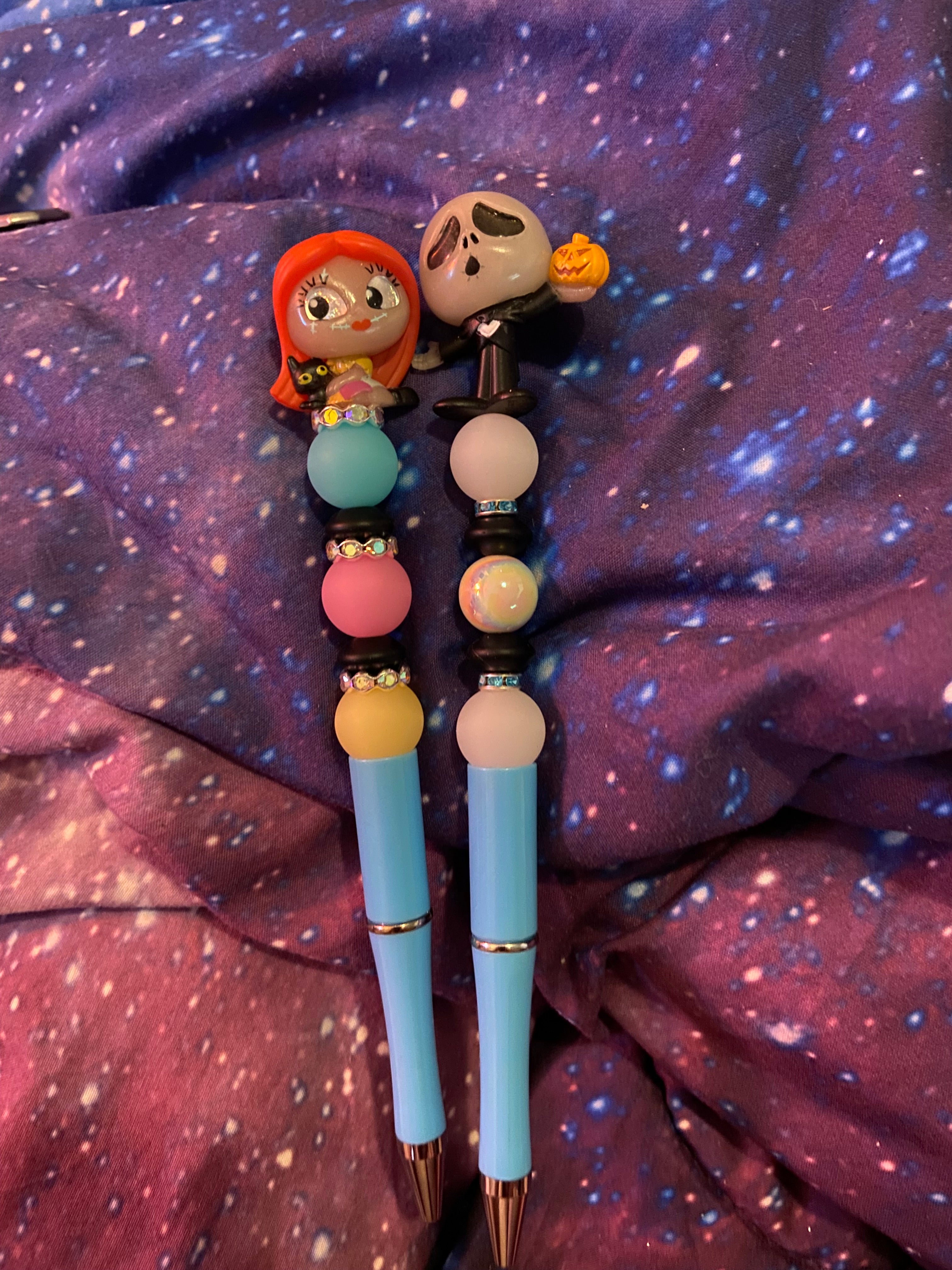 Nightmare Before Christmas Beaded Pens